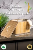 Dikdörtgen Kirli Sepeti Bambu - 1