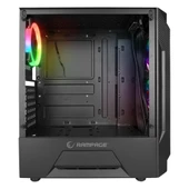 Rampage FUSION 650W 80+ BRONZE 4*12cm Rainbow Temperli Camlı ATX Mid-T Gaming Oyuncu Kasası - 4
