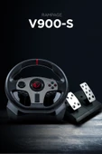 V900-s Ps3/ps4/pc/xboxone/xbox360 Swıtch 6 In 1 Pedallı Gaming Oyuncu Direksiyonu Direksiyon Seti - 3
