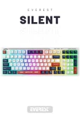 KB-98 Sessiz Rainbow Q Türkçe Klavye Membrane Oyuncu Klavyesi Gaming Klavye - 1