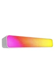 Md-sbt25 Beyaz Rgb Oyuncu Speaker Soundbar Sese Duyar 10wmicrosd Taşınır Bluetooth Hoparlör Speaker - 2