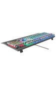 KB-R28 BLADE PLUS GRİ-BEYAZ Gökkuşağ Türkçe Blue Switch Mekanik Klavye Oyuncu Gaming Klavye - 6