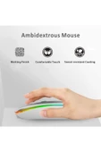 Smw-306r Gümüş 800/1200/1600dpi Şarjlı Mouse Kablosuz Mouse Rgb Süper Sessiz - 3