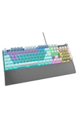 KB-R28 BLADE PLUS GRİ-BEYAZ Gökkuşağ Türkçe Blue Switch Mekanik Klavye Oyuncu Gaming Klavye - 1
