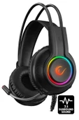 Rm-k92 X-stack Siyah Usb 7.1 Version Rgb Gaming Kulaklık Oyuncu Kulaklığı Mikrofonlu Kulaklık - 2