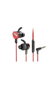 Loyal 3,5mm Gaming Kulak Içi Hd Çift Mikrofonlu Oyuncu Kulaklığı Kırmızı Çantalı - 2