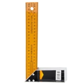 Alüminyum Marangoz Gönyesi L Gönye Sarı Gönye Cetvel Kaynak Kaynakçı Gönyesi 250 mm - 5