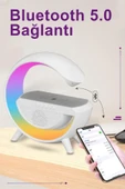 Md-g111 Rgb Işıklı Kablosuz Şarj Bluetooth Hoparlör Speaker 15 Watt Beyz 1800mah Bt/tf/usb Wireless - 5