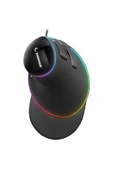 Smx-r618 Terrıfıc Siyah Ultra Rgb Efektli 4000dpi 6 Tuşlu Dikey Ergonomik Dikey Mouse thumbnail 2