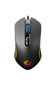 Smx-g65 Alpor Rgb Mouse Drag Click 12800 Dpi Gaming Mouse Oyuncu Mouse Makrolu Örgü Kablo - 3