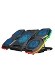 Ad-rc14 X-ranger Rgb 5fan Yükseklik Ayarlı Telefon Tutucu 9-17" Notebook Soğutucu Laptop Soğutucu - 1