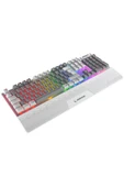 Carbon Pro Gb Bluetooth Klavye Şarjlı Wifi Kablosuz Klavye Full Rgb Red Mekanik Klavye Oyuncu Klavye - 5