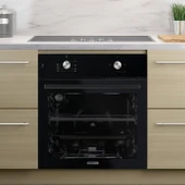 Kumtel Siyah Cam Ankastre Fırın B66-S2 thumbnail 2