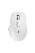 Sm09 Beyaz 3 Cihaz Desteği 2.4G+BT1+BT2 Android-IosPc Uymlu Ofis-Oyun Bluetooth Mouse Kablosuz Mouse - 6