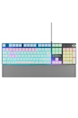 KB-R28 Blade Plus BEYAZ Gökkuşağı Tam Türkçe Red Switch Mekanik Klavye Gaming Klavye Oyuncu Klavye - 3
