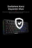 Claw Red Switch Rgb Q Mekanik Klavye Gaming Klavye Oyuncu Klavyesi TKL Klavye Antighosting Kompakt - 6