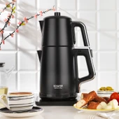 Schafer Teaform Plus Paslanmaz Çay Makinesi-Siyah - 1