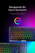 Claw Blue Switch Rgb Q Mekanik Klavye Gaming Klavye Oyuncu Klavyesi TKL Klavye Antighosting - 6