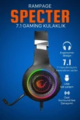 Rm-k56 Specter Usb 7.1 Rgb Mikrofonlu Oyuncu Kulaklığı Gaming Kulaklık E-Spor Kulaklık - 3
