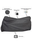 VEXO PLUS MOTOSİKLET BRANDA SİYAH S - 1