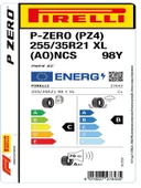 Pirelli 255/35R21 98Y XL P-zero Pz4 S.C. Oto Yaz Lastiği (Üretim Yılı: 2024) - 2