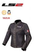 LS2 BLADE AIR KADIN SİYAH-KIRMIZI YAZLIK MOTOSİKLET MONTU - 1