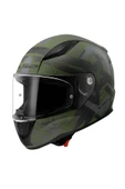 LS2 RAPID 2 THUNDER BIRDS MAT YEŞİL-SİYAH-GRİ FULL FACE MOTOR KASKI - 1