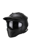 SWAY SW 726X TOKYO MAT SİYAH MODULER KASK - 1