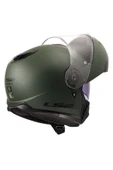 LS2 STROBE 2 MAT YEŞİL ÇENE AÇILIR MOTOR KASKI - 6