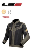 LS2 BLADE AIR ERKEK HAKİ-TURUNCU YAZLIK MOTOSİKLET MONTU - 1