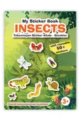 MERT BEBEK MY STİCKER BOOK '' INSECTS'' , TÜKENMEYEN STİCKER KİTABI BÖCEKLER - 2