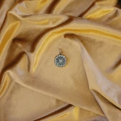 Huzurlu Gece Bronz Çini Taşlı Çelik Zincir Kolye thumbnail 4