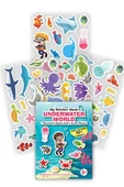 MERT BEBEK My Sticker Book '' Su Altı Dünyası-uzay'' , 2li Tükenmeyen Sticker Kitabım - 2