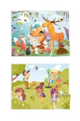 MERT BEBEK İKİ PUZZLE BİR KUTUDA HAYVANLAR KEŞİFTE - BENİM DOĞA PUZZLEM - 2