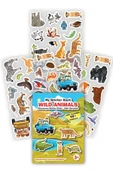 MERT BEBEK MY STİCKER BOOK 8Lİ SET,TEKRAR KULLANILABİLİR STİCKER KİTABI, TÜKENMEYEN STİCKER KİTABI - 2
