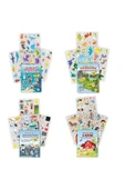 MERT BEBEK MY STİCKER BOOK 4LÜ SET , TEKRAR KULLANILABİLİR STİCKER KİTABI, TÜKENMEYEN STİCKER KİTABI - 1