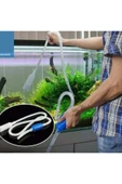 Akvaryum Dip Çekim Sifonu - 140 cm Akvaryum Pompası ve Su Tahliye Aparatı - 4