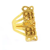 Çelik Yüzük Kadın Altın Kaplama Sonsuzluk Desenli YZK-496 - 4