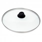 Tüm Tencerelere Uygun Kaliteli Cam Kapak 30 cm - 1