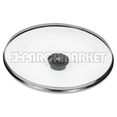 Tüm Tencerelere Uygun Kaliteli Cam Kapak 24 cm - 3
