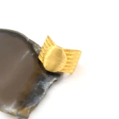 Çelik Yüzük Kadın Altın Kaplama Trabzon Model YZK-503 - 2