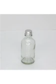 Cam Kolonya Şişesi 50 Cc Gümüş Kapaklı 30 Adet - 1