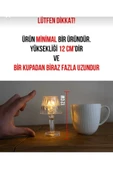 Kristal Gece Lambası Mini Boy Pilli Abajur Model Cafe Restorant 12 Cm - 6