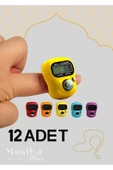 12 Adet zikrmatik dijital tesbih zikirmatik yüzük zikir tesbihi akıllı zikirmatik - 2
