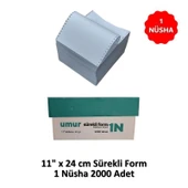 UMUR Sürekli Form 11x24 1 Nüsha 2000 li - 1