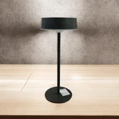 CATA CT-8450 Dubai Solar Şarjlı Led Masa Lambası siyah kasa 3 farklı renk ayarı ofis dekoratif - 2