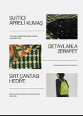 Tesettür Mayo Üstü- Fit Yeşil Çiçekli - 6
