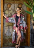Yılan Desen Kimono - 5