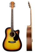 Maxword MCG-650SB Yüksek Kaliteli Ağaç Akustik Gitar Full Set - 3