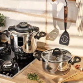 Emsan Vera Düdüklü Tencere Seti 4+6 Lt Siyah thumbnail 1